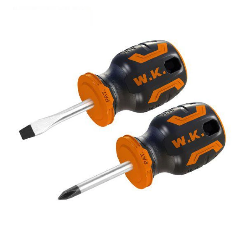 Набор отверток WOKIN 2 шт. короткиe 6.5х1.2 38 мм, РН2х38 мм