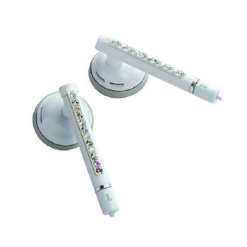 Наушники проводные ELECOM WAND GEM DROPS (E11011) WHITE, OPAL WHITE