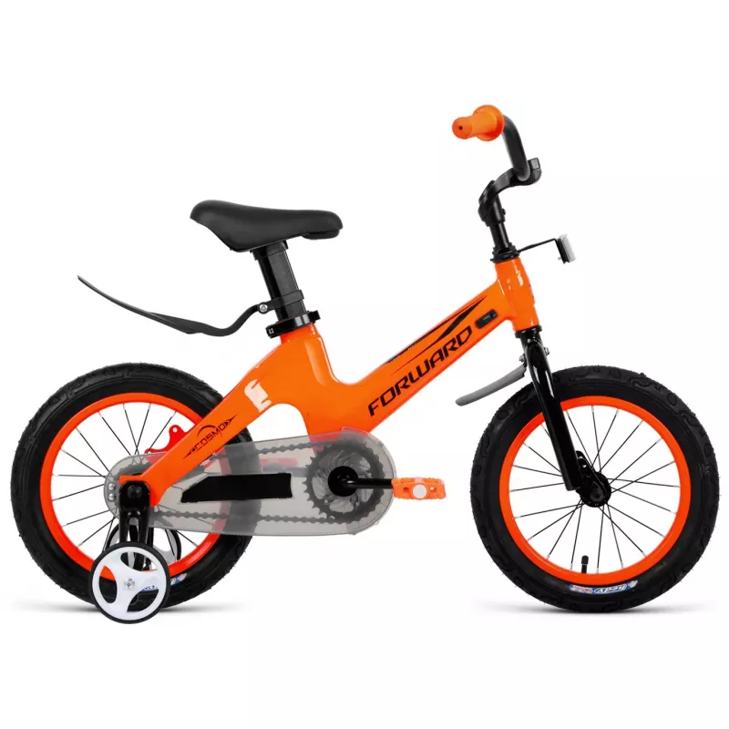Bicicleta FORWARD COSMO 14 (14" 1 ск.) 2020-2021, оранжевый