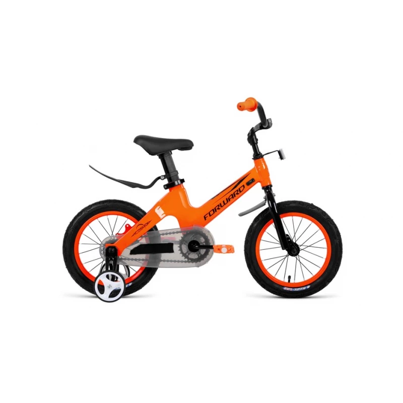 Bicicleta FORWARD COSMO 14 (14" 1 ск.) 2020-2021, оранжевый
