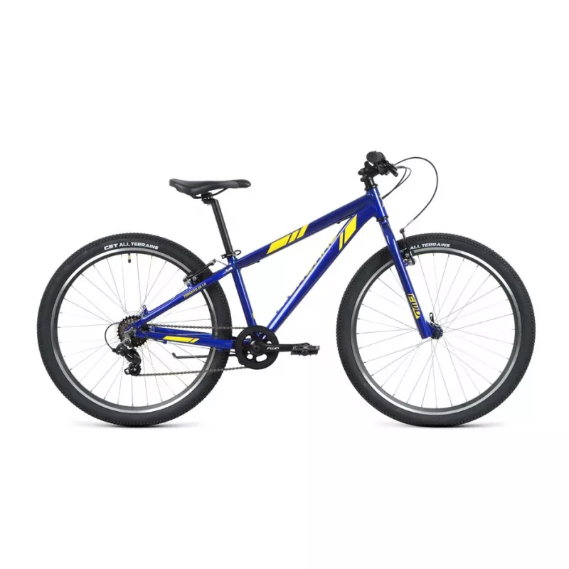 Bicicleta petru oras FORWARD TORONTO 26 1.2 (26" 7 СК. РОСТ 13") 2020-2021, СИНИЙ/ЖЕЛТЫЙ