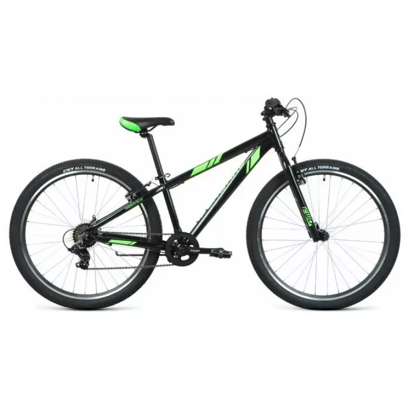 Bicicleta petru oras FORWARD TORONTO 26 1.2 (26" 7 ск. рост 13") 2020-2021, черный/ярко-зеленый