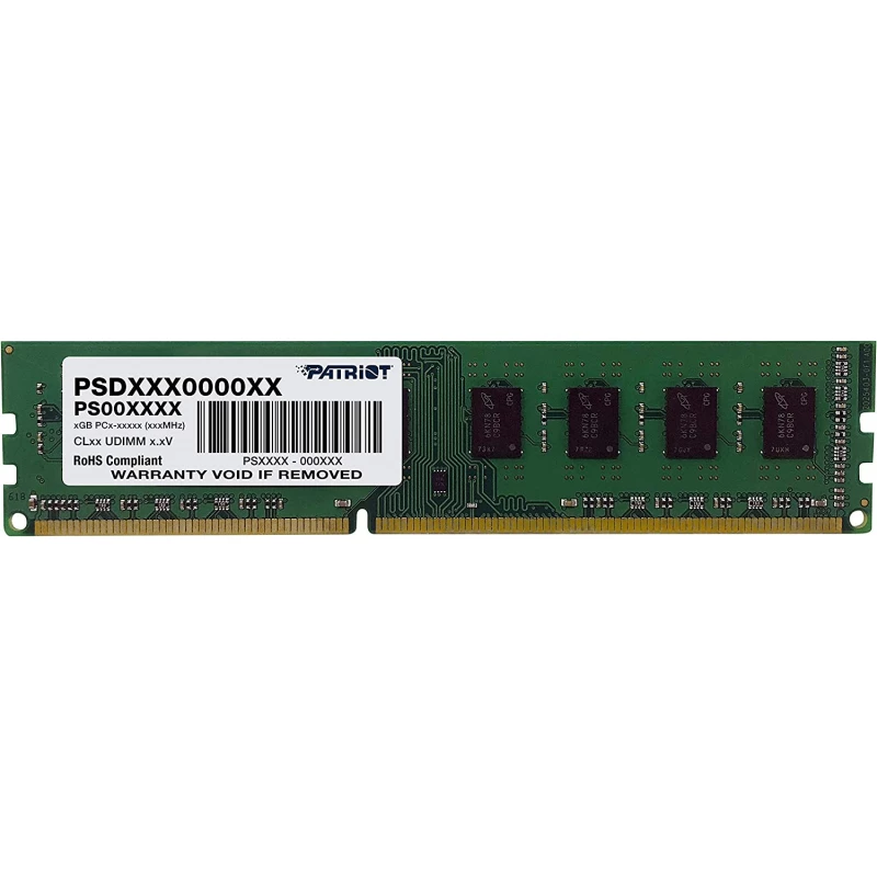 RAM PATRIOT Signature Line (PSD38G16002), DDR3 8GB 1600MHz, CL11, 1.5V