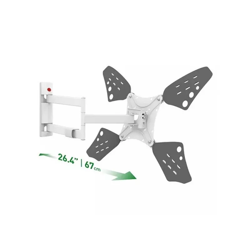 Suport perete BARKAN WALL MOUNT  3400LW WHITE 13-83 LONG FULL MOTION, MAX.50KG, VESA MM: UP TO 600X400MM