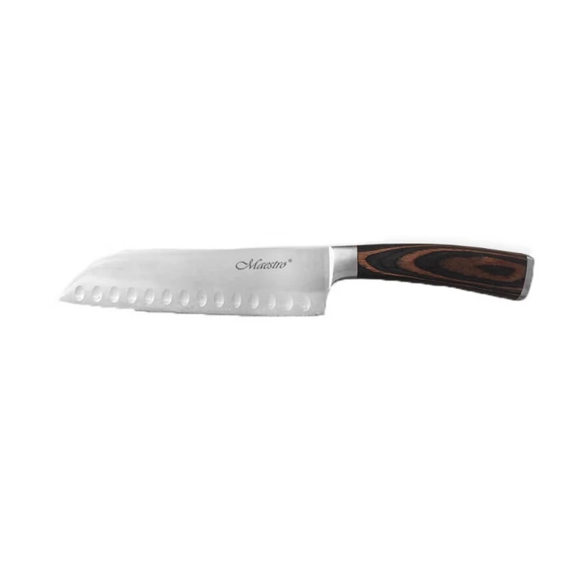 Cutit Maestro SANTOKU 1465, 18 cm, Inox, Maro