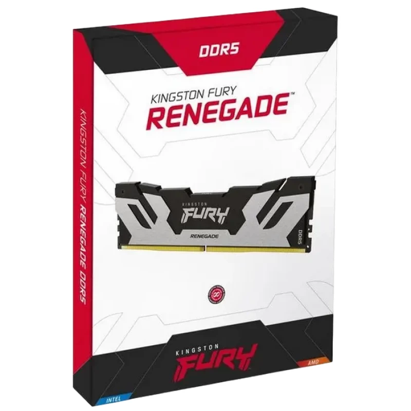 RAM KINGSTON FURY RENEGADE (KF560C32RSK2-32), DDR5 32GB (2x16GB) 6000MHz, CL32-38, 1.35V, Silver