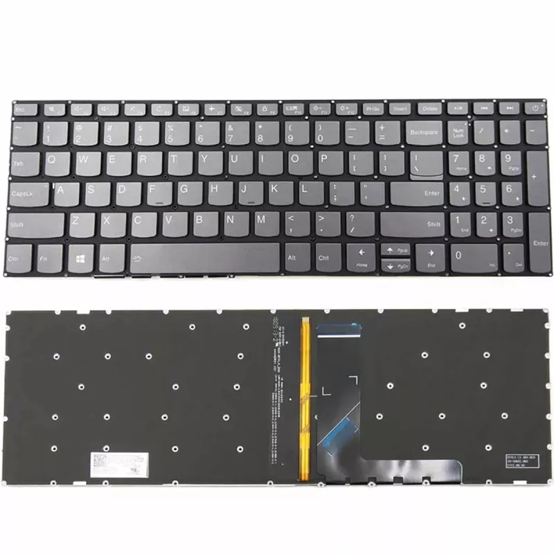 Клавиатура для ноутбука LENOVO IdeaPad 320-15ABR 320-15AST 320-15IA w/o frame ENG/RU Gray Original