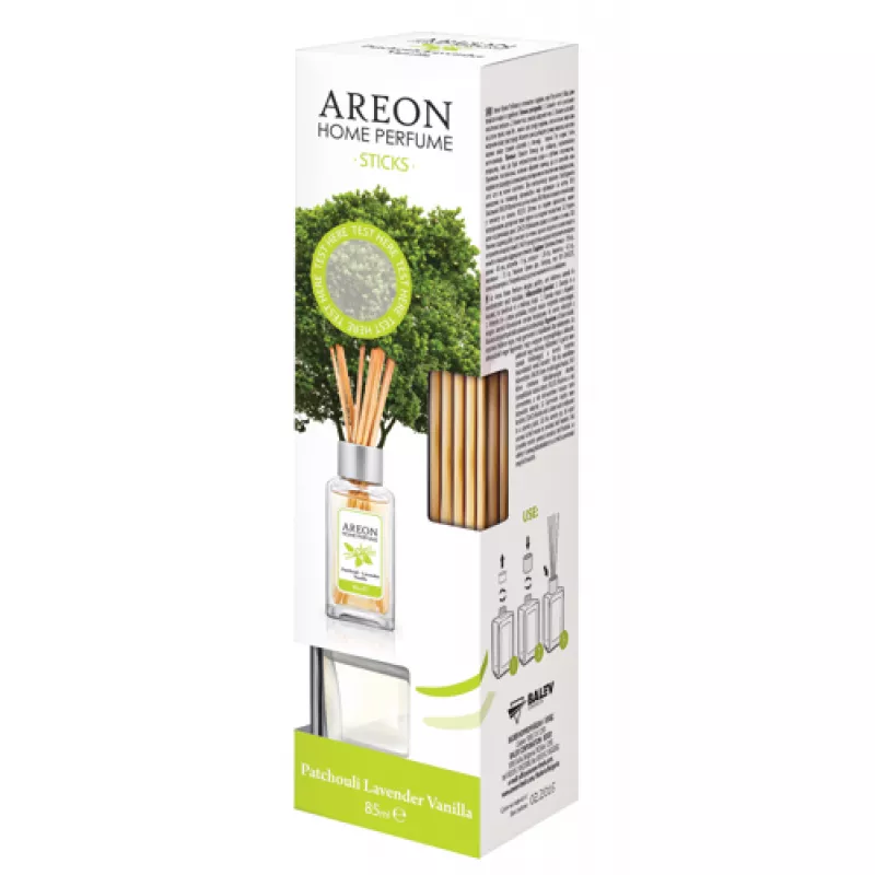 Betisoare parfumate AREON АРОМАТИЗ.  HOME PARFUME STICKS 85ML (POTCHOULI-LAVENDER) 1ШТ./PREP.PT PARFUM.INC