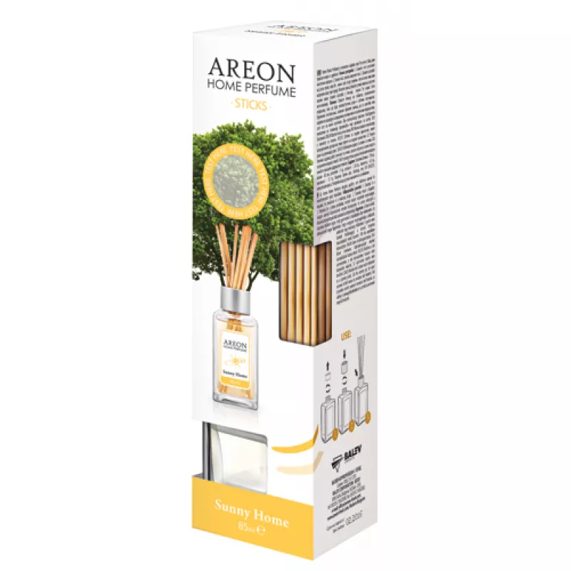 Betisoare parfumate AREON АРОМАТИЗ.  HOME PARFUME STICKS 85ML (SUNNY HOME) 1ШТ./PREP.PT PARFUM.INC