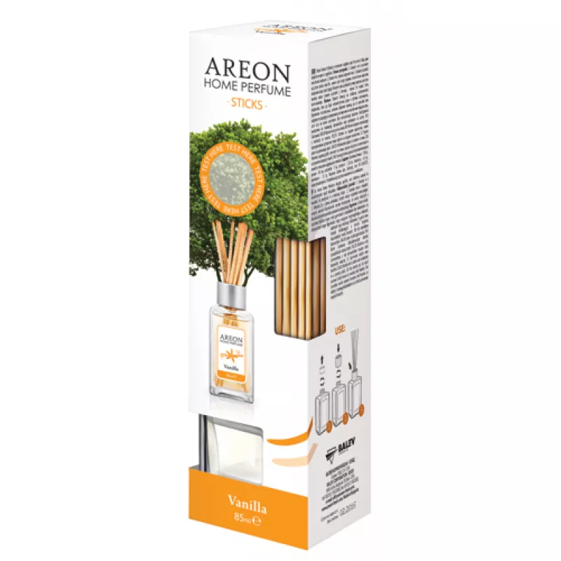 Betisoare parfumate AREON АРОМАТИЗ.  HOME PARFUME STICKS 85ML (VANILLA) 1ШТ./PREP.PT PARFUM.INC