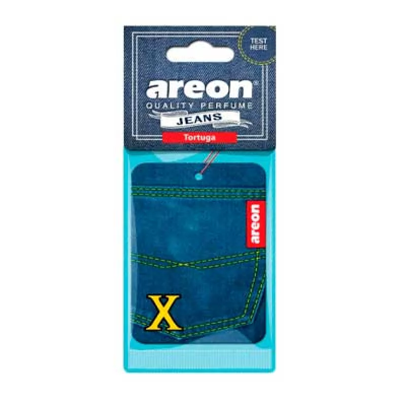 Aроматизатор для авто AREON Jeans X 1шт.сух. (Tortuga))
