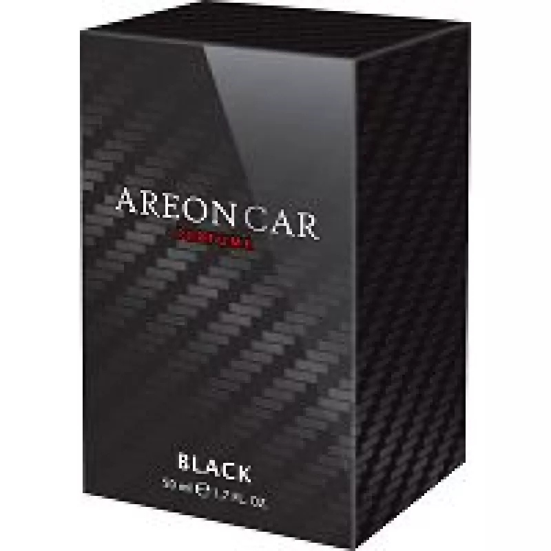 Aроматизатор для авто AREON Perfume (Black) GLASS 1шт. 50ml)