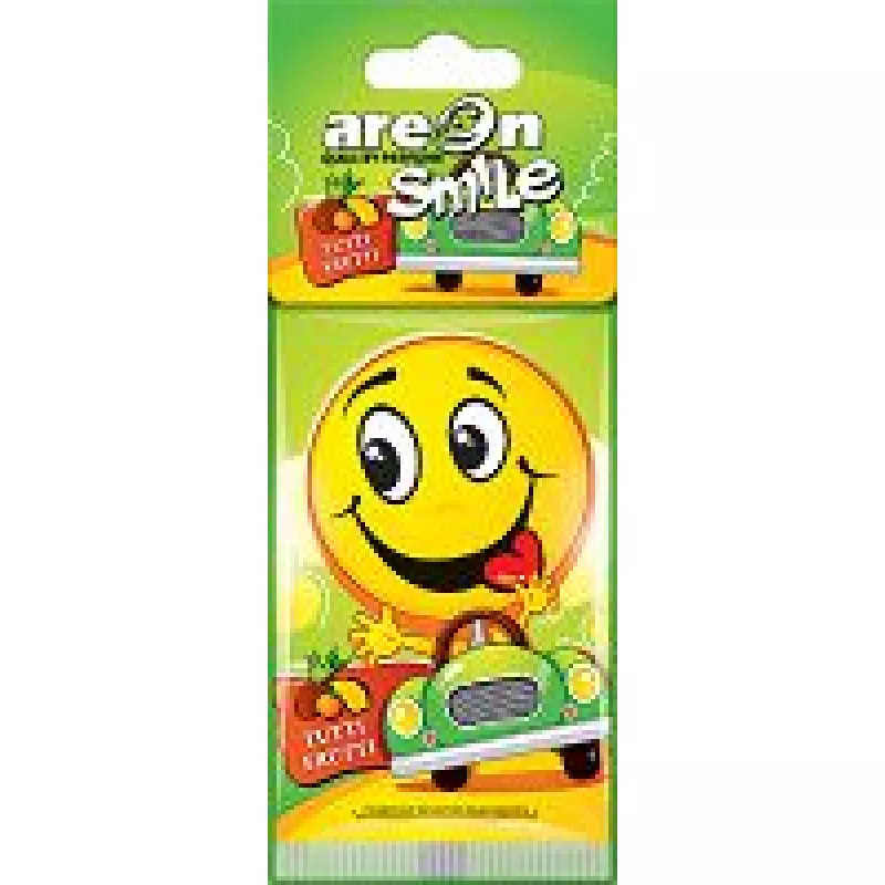 Aроматизатор для авто AREON Smile Dry 1шт. сух. (Tutti Frutti) )
