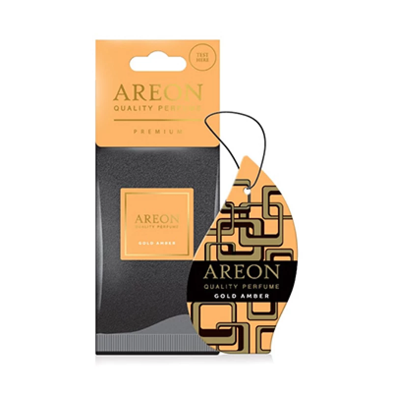 Aроматизатор для авто AREON Premium (Gold Amber)