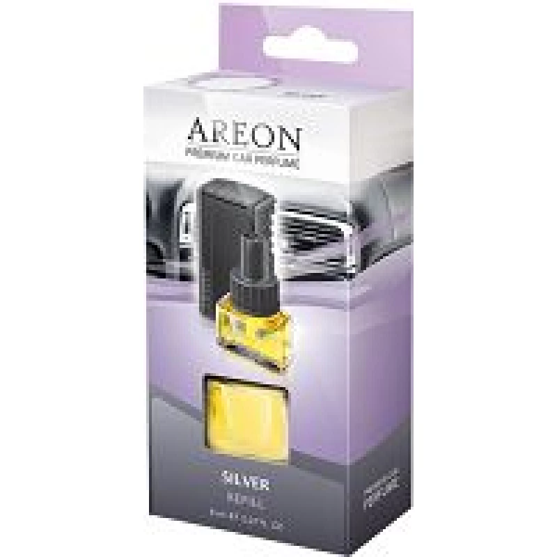 Aроматизатор для авто AREON Car New refil (Silver))