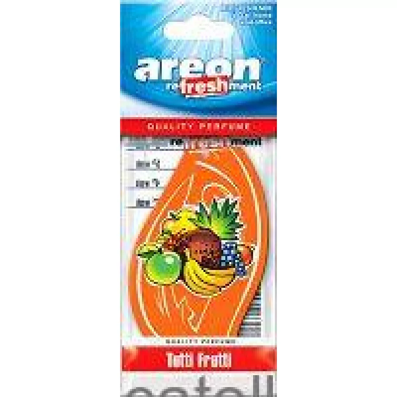 Aromatizator auto AREON DRY (AIR) ELCA 1ШТ. СУХ. (TUTTI FRUTTI))