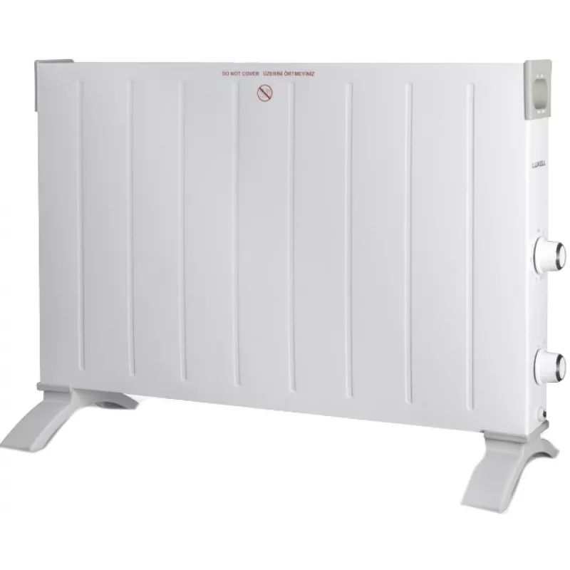 Convector Kumtel HC2947, 2500 W, 25 m², Termostat, Alb