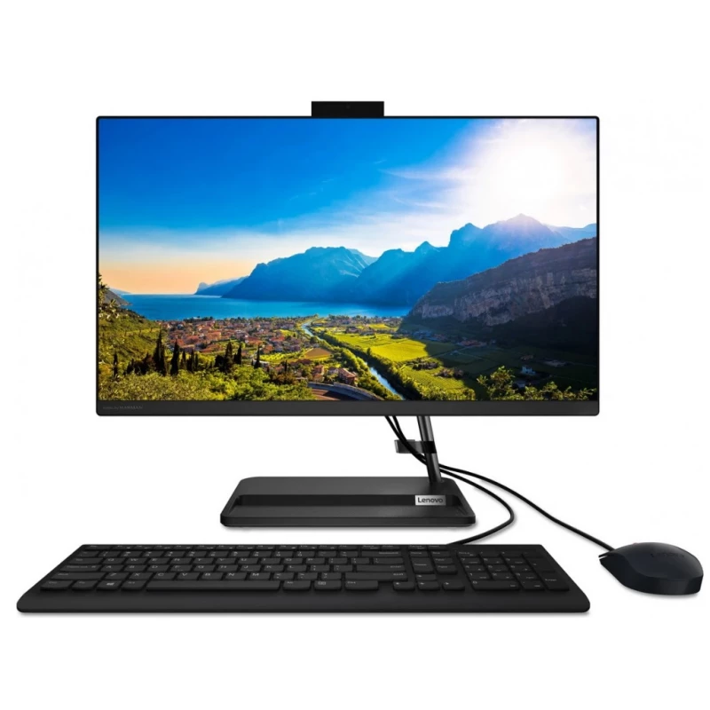 PC All-in-One LENOVO IdeaCentre 3 22ITL6 Black, 21.5, FHD Pentium 7505 8GB 256GB SSD Intel UHD No OS Keyboard+Mouse F0G5001ARK