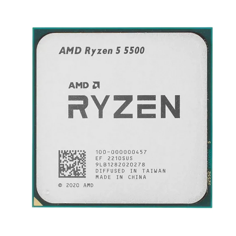 Процессор AMD RYZEN 5 5500 TRAY, AM4, 3.6-4.2GHz, 16MB, 7nm, 65W, 6 Cores/12 Threads, Unlocked