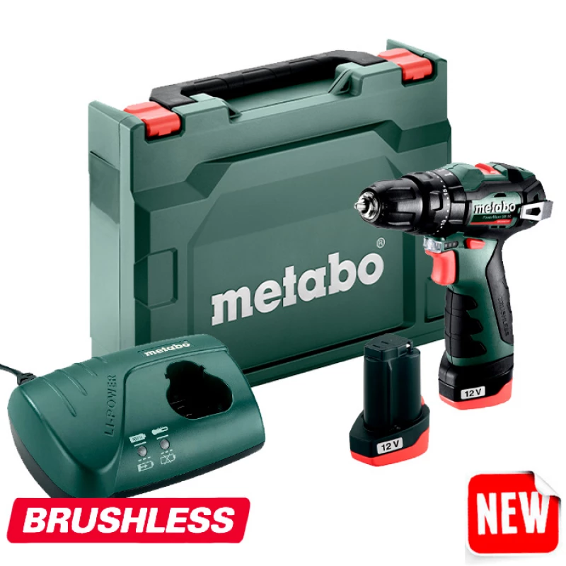 Аккумуляторная дрель-шуруповерт METABO PowerMaxx SB BL 2x2.0 Ah 601784500
