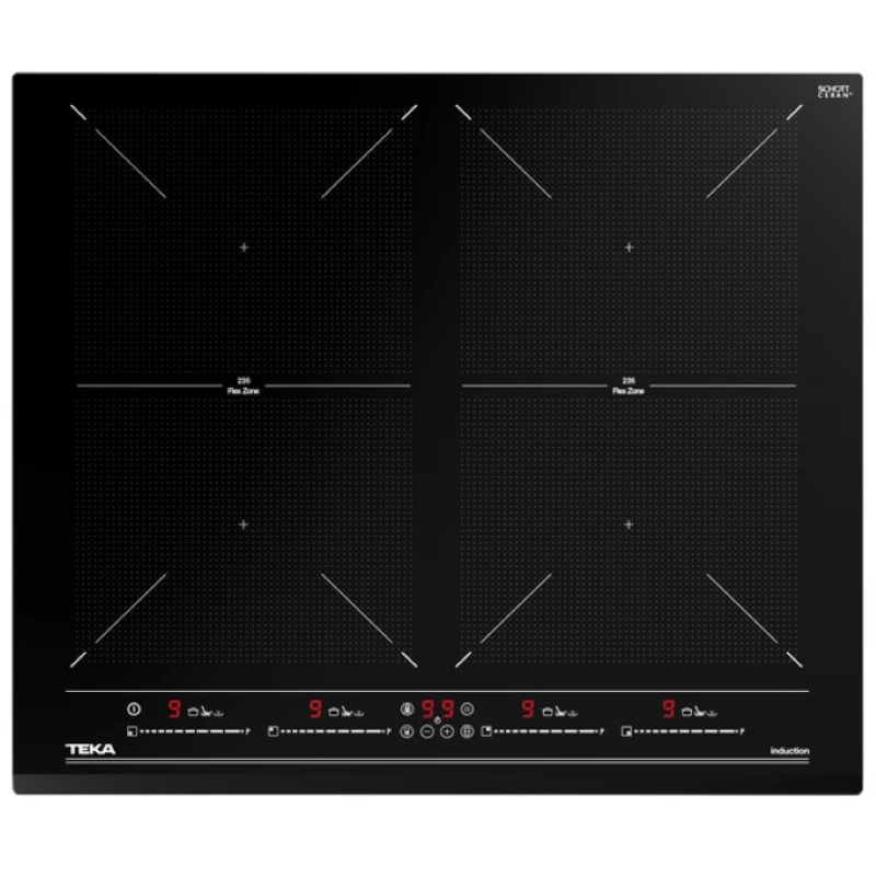Plita incorporabila cu inductie TEKA IZC 64630 MST ST, 4 arzatoare, Vitroceramica, Сontrol sensor, Timer, Negru