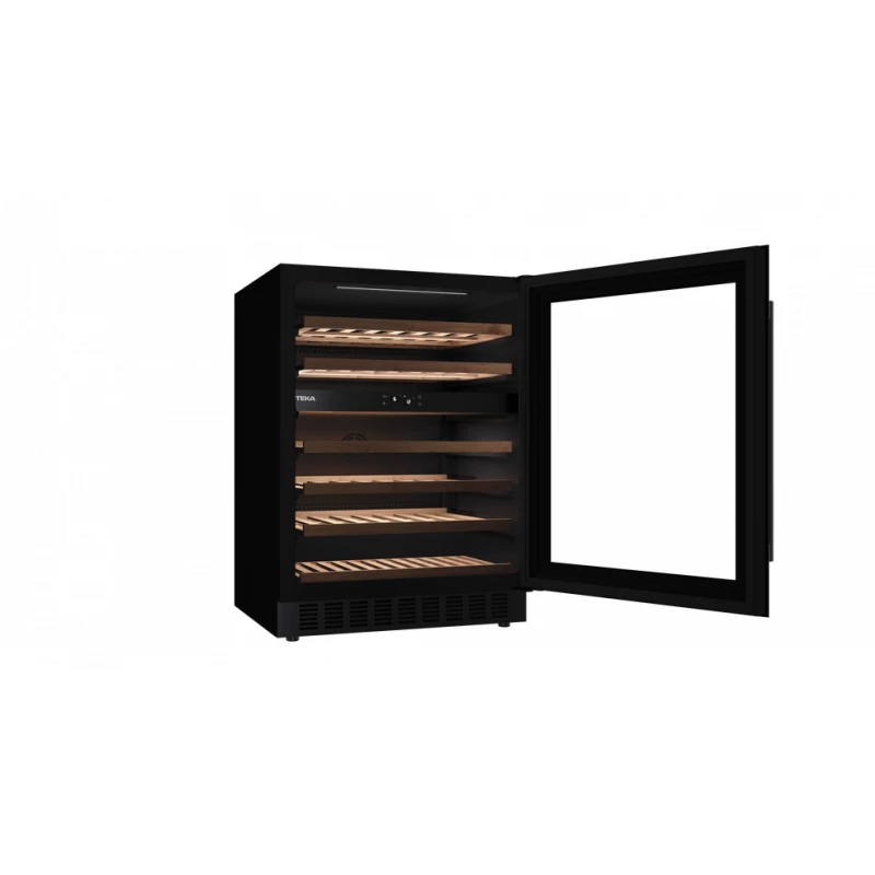 Dulap/Frigider pentru vin TEKA RVU 20046, 46 sticle, 82 сm, Negru, A