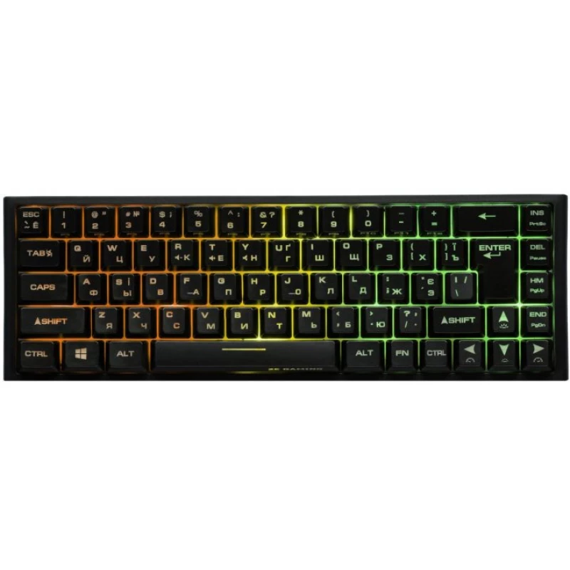 Gaming keyboard 2E KG360 RGB 68key WL Black (Eng/Rus/Ukr)