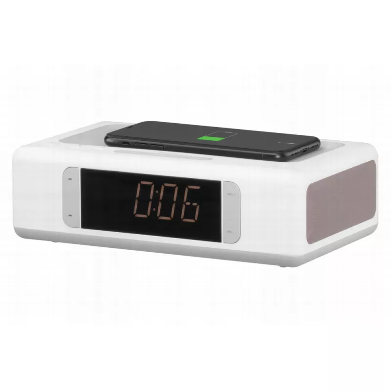 Колонка 2E Acoustic Docking Station 2E SmartClock Wireless Charging, White 2E-AS01QIWT