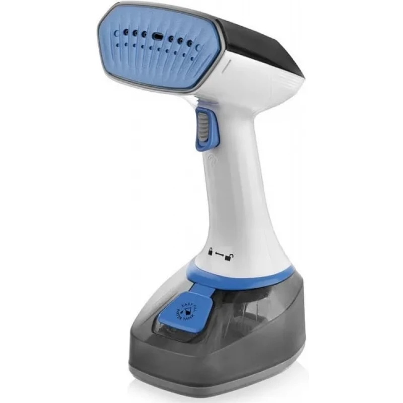 Statie de calcat cu abur First FA56472, 1400 W, 320 g, 25 g/min, Talpa ceramica, Alb, Albastru deschis