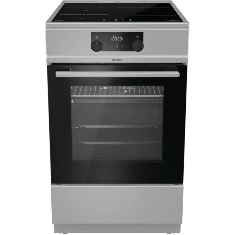 Aragaz electric GORENJE GEIT 5C61 XPG, 70 l, 10500 W, 10 moduri, Grill, Timer, 50 сm, Alb, A
