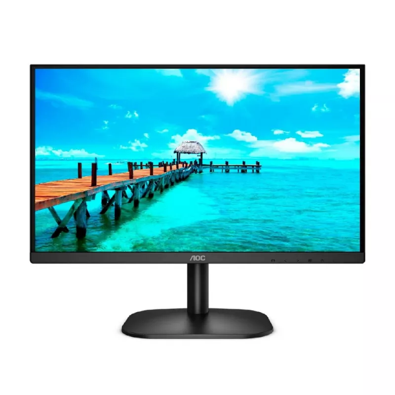 Monitor AOC 23.8" VA LED 24B2XDM Black Borderless (4ms, 20M:1, 250cd, 1920x1080, 178°/178°, VGA, DVI, Refresh Rate 75Hz, Audio Line-out, VESA)