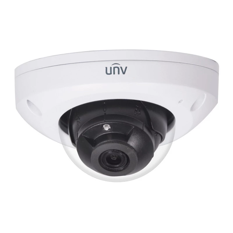 IP-камера UNV IPC314SR-DVPF36, Prime-II DOME 4Mp, 1/3", Fixed lens 3.6mm, IR up to 30m, 2592*1520: 20fps; 2560*1440: 25fps, Ultra 265/H.264/MJPEG, MicroSD, Corridor mode, Mic, Audio 1/1, WDR 120db, LightHunter, IP67&IK10, Triple streams, 3-Axis, DC12V/PoE