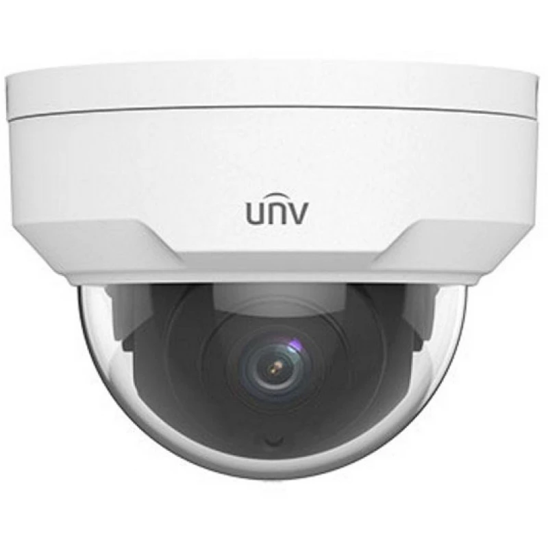 Camera IP UNV IPC322ER3-DUVPF28-C, PRIME-III DOME 2MP, 1/2.8", FIXED LENS 2.8MM, IR-30M, 1920X1080:30FPS, ULTRA 265/H.264/MJPEG, TRIPLE STREAMS, MICROSD, CORRIDORMODE, ALARM/AUDIO I/O 1/1, 120DB WDR, LIGHTHUNTER, SMART, LED, IP67&IK10, 3-AXIS, DC12V/POE
