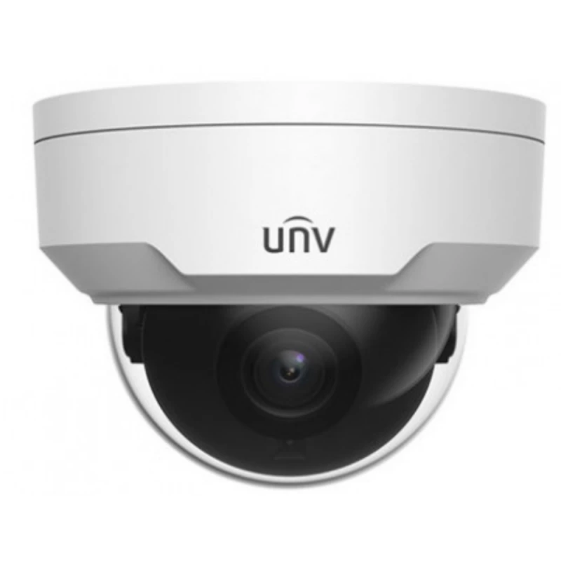 Camera IP UNV IPC324SS-DF28K, PRIME-II DOME 4MP, 1/3", FIXED LENS 2.8MM, IR UP TO 40M, ICR, 2688*1520: 30FPS; 2560*1440: 25FPS, ULTRA 265/H.264/MJPEG, MICROSD, CORRIDOR MODE, AUDIO I/O 1/1, ALARM I/O 1/1, WDR 120DB, LIGHTHUNTER, IP67&IK10, 3-AXIS, DC12V/POE