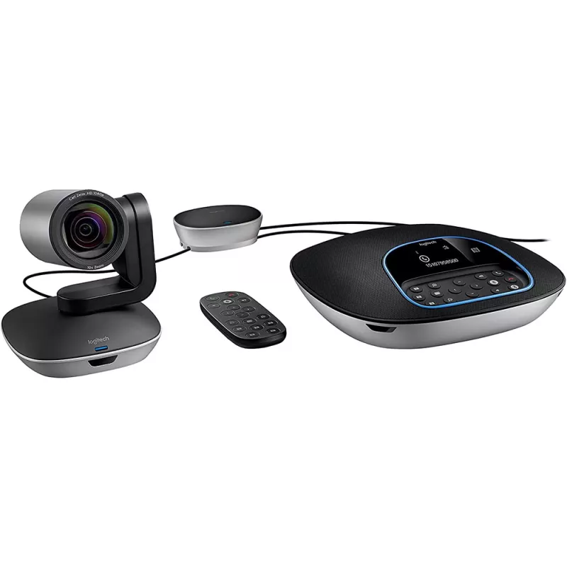 Web camera LOGITECH GROUP VIDEO CONFERENCING SYSTEM FOR MID TO LARGE ROOMS, FULL HD 1080P 30FPS, SMOOTH MOTORIZED PAN, TILT AND ZOOM, FULL-DUPLEX SPEAKERPHONE, 960-001057
