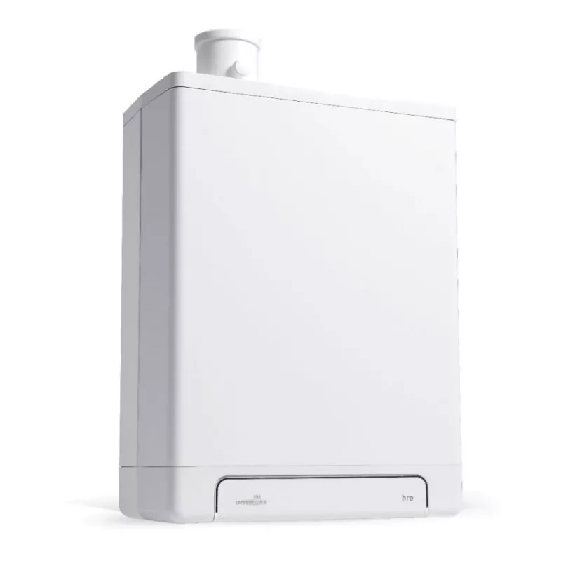 Cazan pe gaz Intergas HRE-24/18, 170 m², 90 °C, Alb