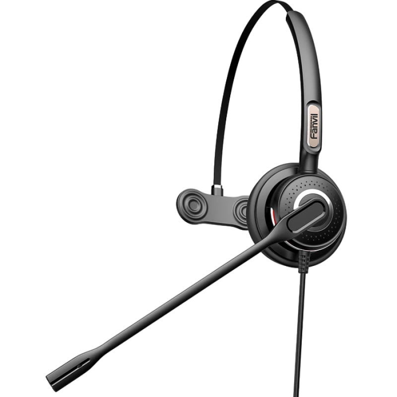 Casti cu fir si microfon Fanvil HT201, MONO VOIP HEADSET