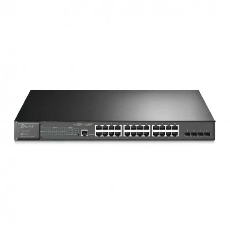 Comutator de retea TP-LINK TL-SG3428MP, 4x1Gbps SFP ports, budget 384W