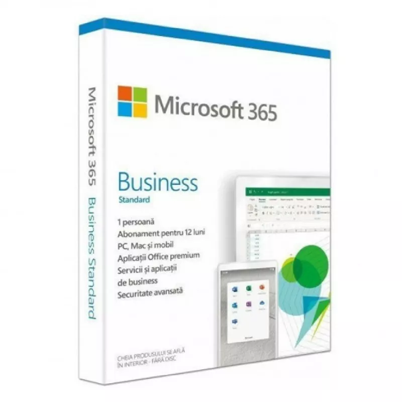 Aplicatii de oficiu MICROSOFT 365 BUSINESS STANDARD RETAIL P8 EN SUBSCRIBE
