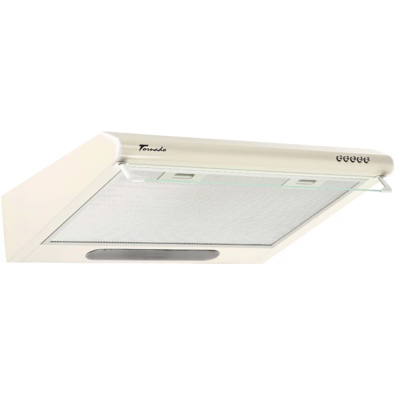 Вытяжка TORNADO BONA 10 (60) BEJ LED, 380 м³/ч, 1 двигатель, 60 см, Бежевый