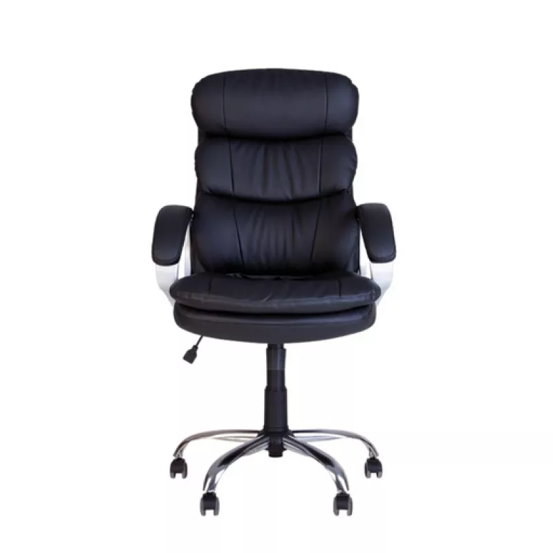 Fotoliu de birou AG DOLCE, ECO-30, Piele eco, Gazlift, Tilt, Negru