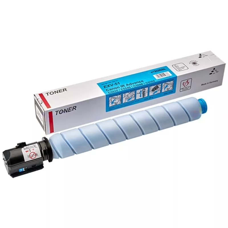 Тонер CANON TONER FOR  IR ADVANCE C5535/5535I/5540I/5550I/5560I INTEGRAL, CYAN (EXV-51)