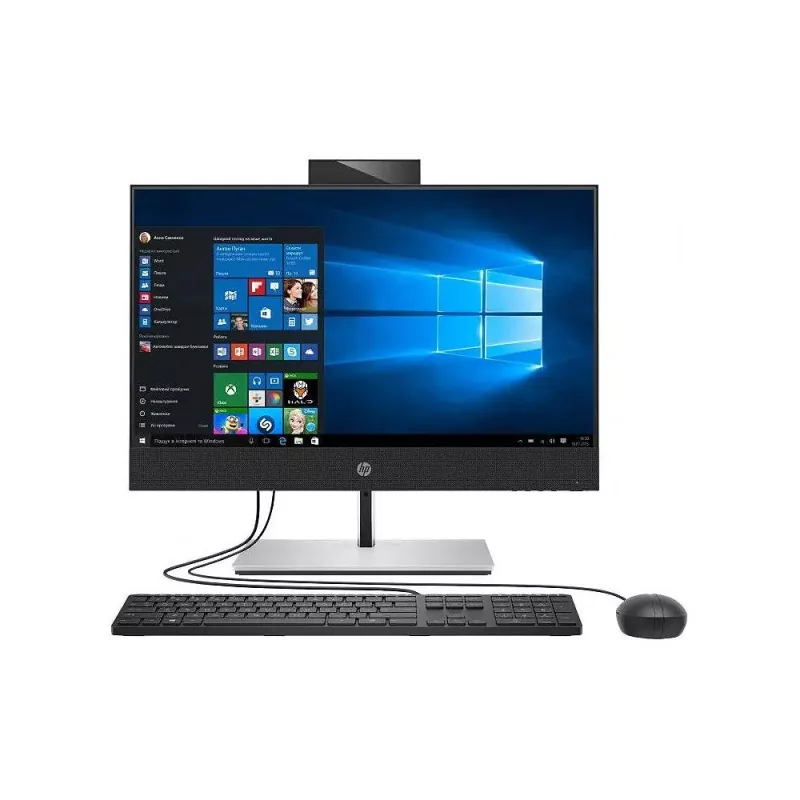PC All-in-One HP ProOne 440 G6 Black, 23.8, IPS FHD Core i5-10500T 8GB 256GB SSD 1TB HDD DVD Intel UHD Win10Pro Keyboard+Mouse