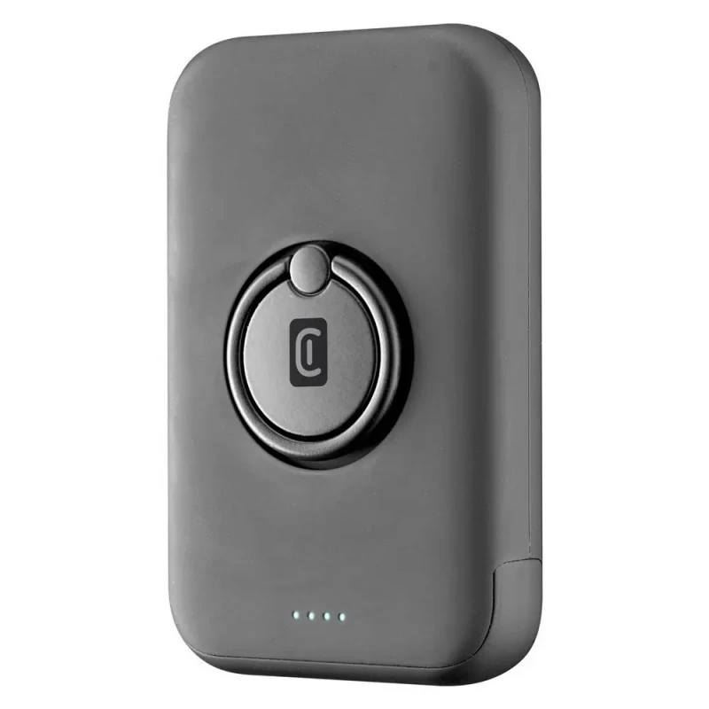 Baterie externa universala Cellular Line WIRELESS 5000MAH, MAG, BLACK