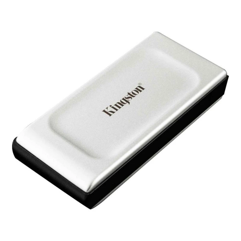 Жёсткий диск внешний KINGSTON XS2000 SILVER, 500GB, USB-C 3.2 (69.5x32.6x13.5mm, 28.9g, R/W:2K/2K MB/s)