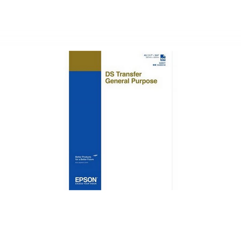 Бумага рулонная EPSON DS TRANSFER GENERAL PURPOSE A3 SHEETS, C13S400077
