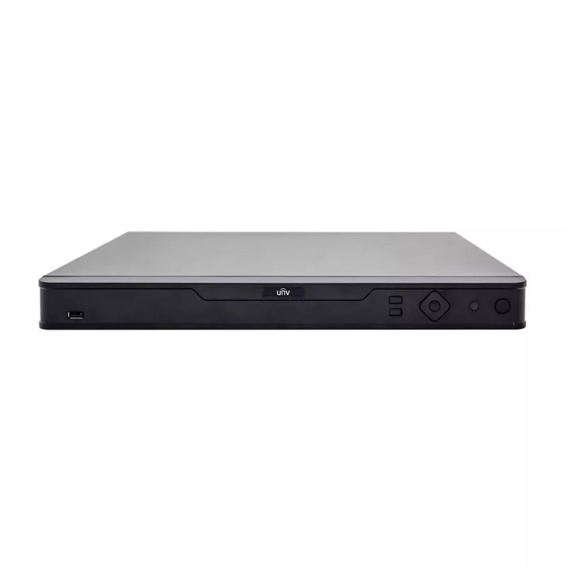 Сетевой видеорегистратор UNV NVR304-16E-B, 16-ch, 4 SATA, Incoming Bandwidth 160Mbps, 16 x 1080P@30 / 8 x 4MP@30 / 4 x 4K@30, Dual Network interface, Audio In/Out 1/1, Alarm In/Out 16/4, 1U, H.265&4K