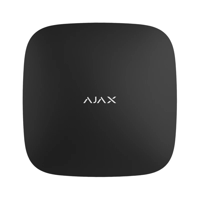Панель управления системой безопасности с поддержкой фотоверификации Ajax Wireless Security Hub 2, Black, 2G, Ethernet, Video streaming, Photo