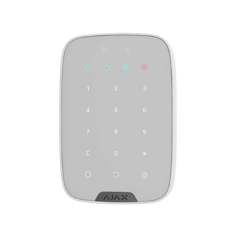 Touch Keypad Ajax Wireless Security Touch Keypad "KeyPad", White