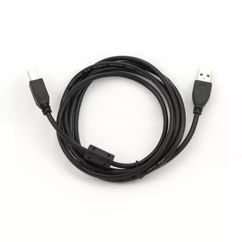 Кабель USB Cablexpert USB, AM/BM, 3.0 m, Retail pack, Black, CCFB-USB2-AMBM-3M